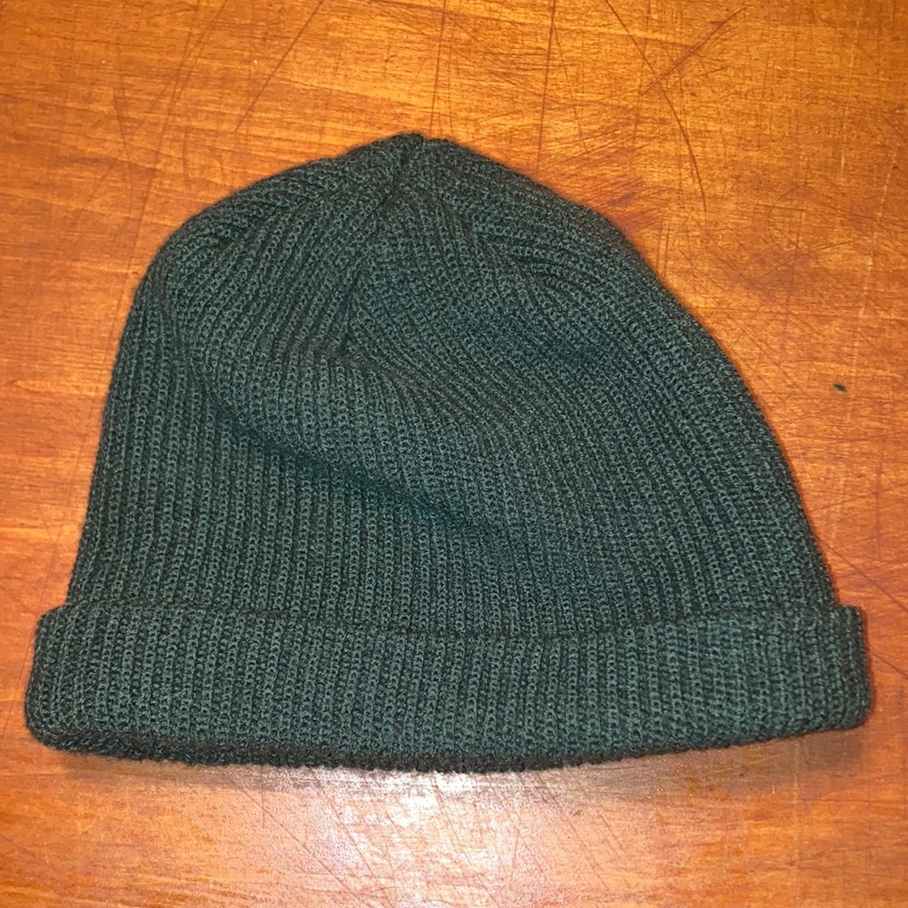 🚬🌮 MAISON ARTICLE Green Skullie Beanie NWOW 100% Acrylic Hipster Chef 🍔💥